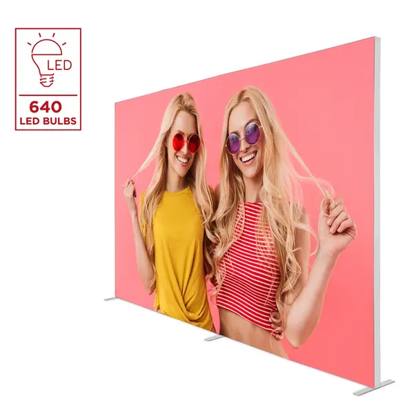 LED-Wand | BACKLIGHT | Aluminium | Incl. Roltas | 4000x65x2500(h)mm