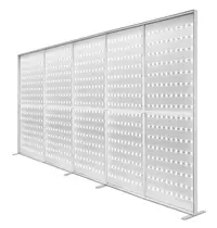 Luxus LED-Wand | BACKLIGHT | Aluminium | Incl. Roltas | 5000x65x2500(h)mm