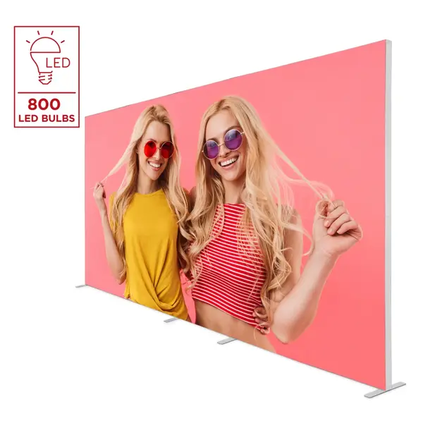 LED-Wand | BACKLIGHT | Aluminium | Incl. Roltas | 5000x65x2500(h)mm