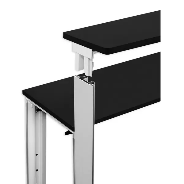 LED-Counter | BOX™ | Aluminium | Dubbel Bovenblad + Bergvak | Incl. Roltas | 1000x400x1015(h)mm