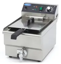 Maxima Friteuse | Elektrisch | 13L | 50°C/200°C | 3kW (230V) | Aftapkraan | 310x490x360(h)mm