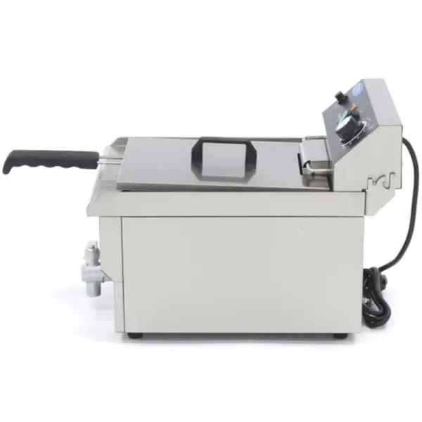 Friteuse | Elektrisch | 13L | 50°C/200°C | 3kW (230V) | Aftapkraan | 310x490x360(h)mm