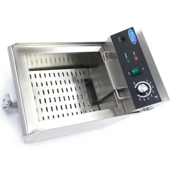 Friteuse | Elektrisch | 13L | 50°C/200°C | 3kW (230V) | Aftapkraan | 310x490x360(h)mm