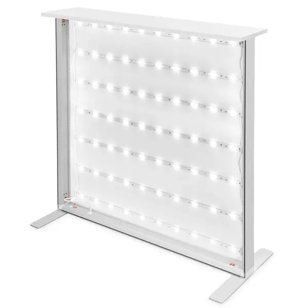 LED-Counter | BACKLIGHT | Aluminium | Incl. Draagtas | 1020x260x1037(h)mm