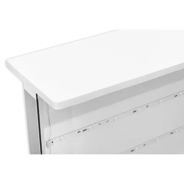 LED-Counter | BACKLIGHT | Aluminium | Incl. Draagtas | 1020x260x1037(h)mm