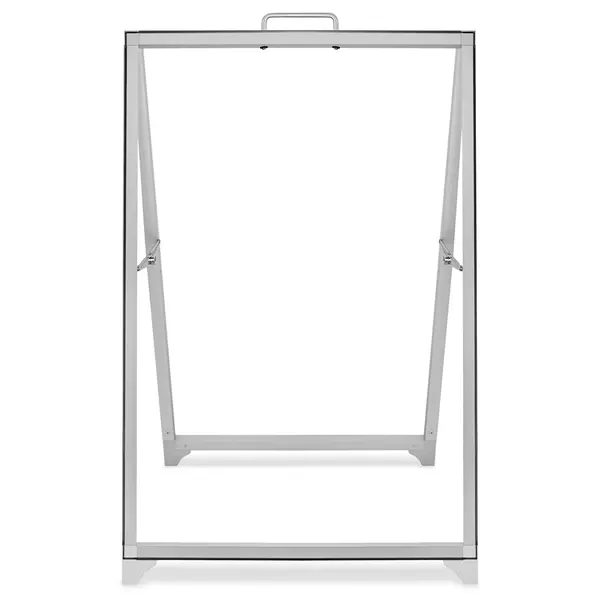 Stoepbord | SEG™ | Grijs | Textielprint (2x 610x914) | 612x555x933(h)mm