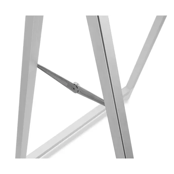 Stoepbord | SEG™ | Zilvergrijs | Textielprint (2x 610x914) | 612x555x933(h)mm