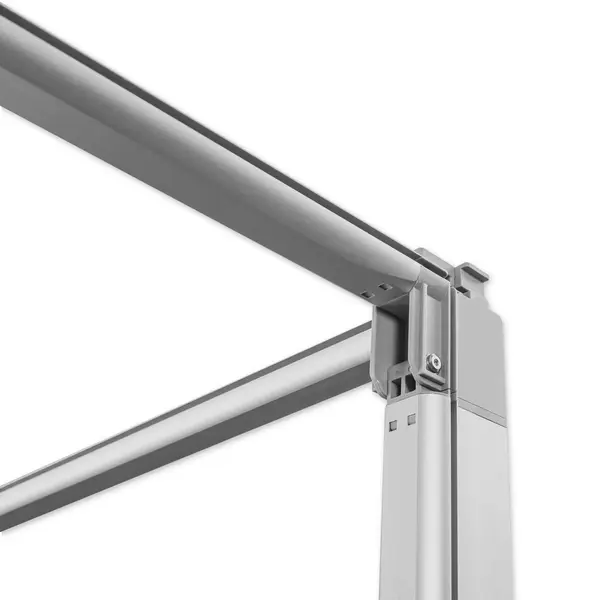 Modulaire Beurswand | MEGA SEG™ | Aluminium | Dubbelzijdig | Incl. Draagtas | 1500x42x2000(h)mm