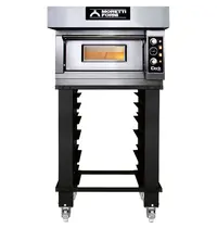 Moretti Forni Pizzaoven | iDeck 60.60 | Elektrisch | 4x Ø30cm | 50°C/380°C | 4.2kW (400V) | Stapelbaar | 850x991x363(h)mm