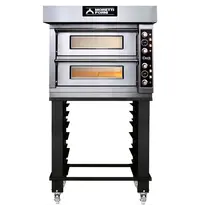 Moretti Forni Pizzaoven | iDeck 72.72 | Elektrisch | 4+4x Ø35cm | 50°C/380°C | 12kW (400V) | Stapelbaar | 988x1152x660(h)mm 
