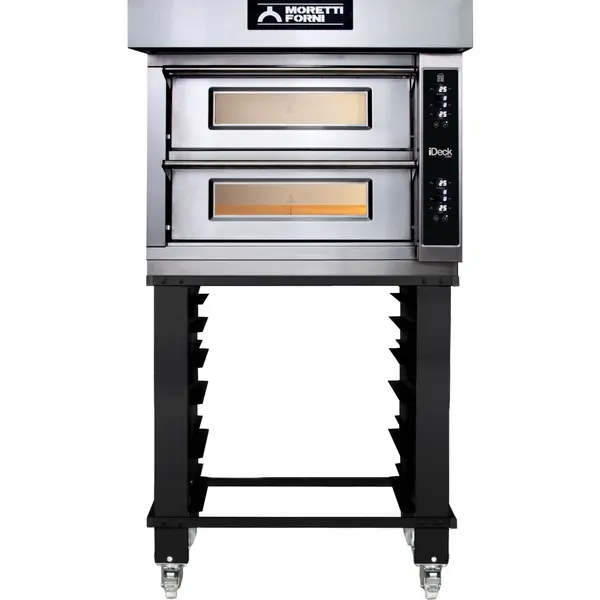 Pizzaoven | iDeck 72.72 | Elektrisch | 4+4x Ø35cm | 50°C/380°C | 12kW (400V) | Stapelbaar | 988x1152x660(h)mm