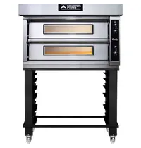 Moretti Forni Pizzaoven | iDeck 105.105 | Elektrisch | 9+9x Ø30cm | 50°C/380°C | 23.1kW (400V) | Stapelbaar | 1320x1495x760(h)mm 