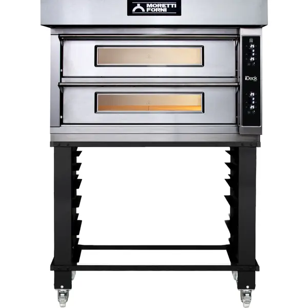 Pizzaoven | iDeck 105.65 | Elektrisch | 6+6x Ø30cm | 50°C/380°C | 16.3kW (400V) | Stapelbaar | 1320x1095x760(h)mm