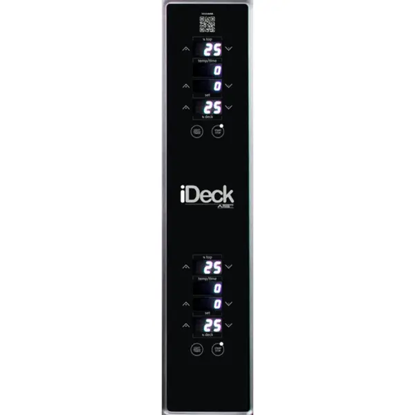 Pizzaoven | iDeck 65.105 | Elektrisch | 6+6x Ø30cm | 50°C/380°C | 15.4kW (400V) | Stapelbaar | 924x1495x760(h)mm