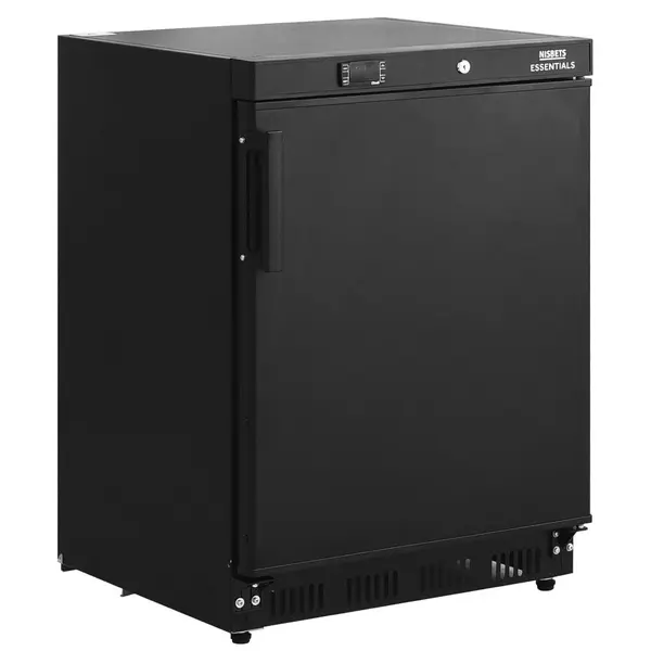 Koelkast | Energiezuinig | 150L | Zwart | +2°C/+8°C | Statisch + Ventilator | Wielen | 600x595x855(h)mm