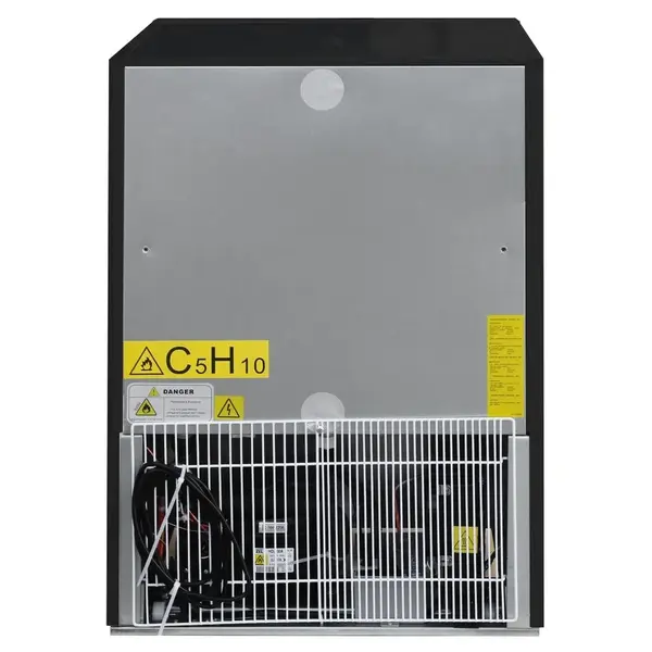 Koelkast | Energiezuinig | 150L | Zwart | +2°C/+8°C | Statisch + Ventilator | Wielen | 600x595x855(h)mm