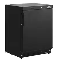 Nisbets Essentials Vrieskast | Energiezuinig | 78L | Zwart | -10°C/-25°C | Statisch | Wielen | 600x595x855(h)mm