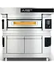 Moretti Forni Pizzaoven | serieS S100E | Elektrisch | 6x Ø30cm | 25°C/450°C | 9kW (400V) | Stapelbaar | Touchscreen | WiFi + App | 1365x1208x360(h)mm 