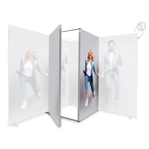 Beurswand Locker | MEGA SEG™ | Incl. Draagtas | 1000x1000x2000mm