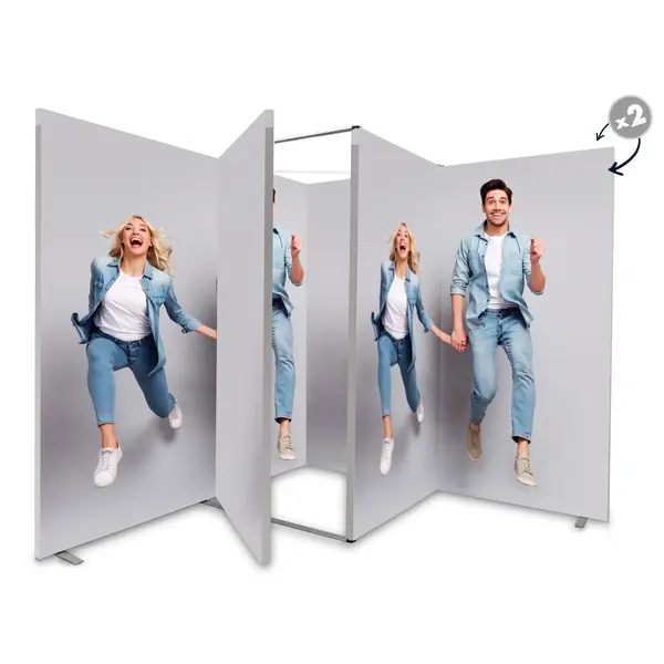 Beurswand Locker | MEGA SEG™ | Incl. Draagtas | 1000x1000x2000mm