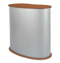 Luxus Counter | PROMO | Demonteerbaar | Voor-/Zijkanten Beprintbaar | Incl. Draagtas | 910x450x930(h)mm 