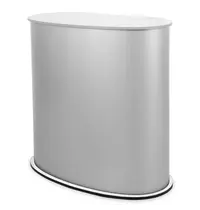 Luxus Counter | PROMO | Demonteerbaar | Voor-/Zijkanten Beprintbaar | Incl. Draagtas | 910x450x930(h)mm