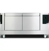 Moretti Forni Rijskastonderstel | Moretti Forni serieS S100E Pizzaovens | 6 Niveaus (EN600x400) | 0.05kW (230V) | Wielen (Geremd) | 1490x1030x800(h)mm
