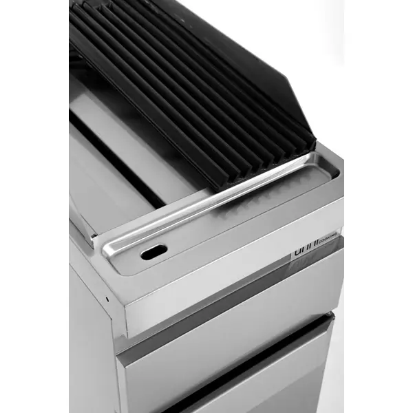 Stoomgrill | 700 SERIE | Gas | Gietijzer | 7.5kW | Piëzo Ontsteking | Uitneembare Waterlade | 400x700x850/900(h)mm