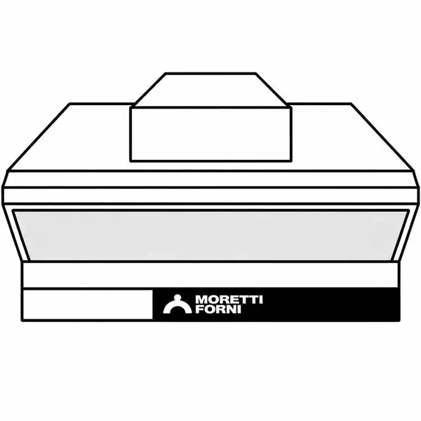 Condensatiekap | Moretti Forni serieS S120E Pizzaoven | 1660x1560x800(h)mm