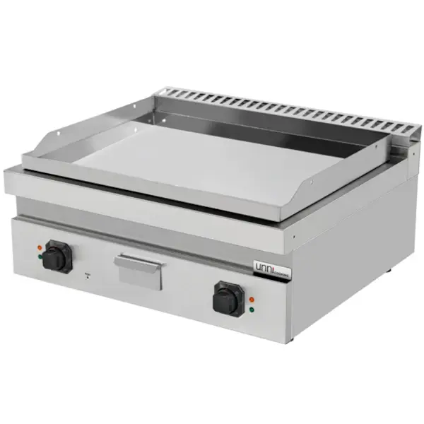 Bak-/Grillplaat | 700 SERIE | Elektrisch | Glad Oppervlak 740x565 (Verchroomd) | 100°C/300°C | 9kW (400V) | 800x700x300(h)mm