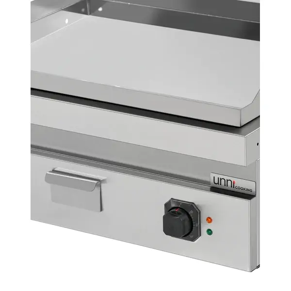 Bak-/Grillplaat | 700 SERIE | Elektrisch | Glad Oppervlak 740x565 (Verchroomd) | 100°C/300°C | 9kW (400V) | 800x700x300(h)mm