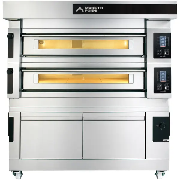 Pizzaoven | serieS S125E | Elektrisch | 12x Ø35cm | 25°C/450°C | 17.3kW (400V) | Stapelbaar | Touchscreen | WiFi + App | 1660x1738x360(h)mm