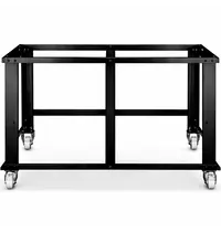Moretti Forni Onderstel | Moretti Forni serieS S125E Pizzaoven | Max. 3 Bakkamers | Wielen (Geremd) | 1660x1562x606(h)mm