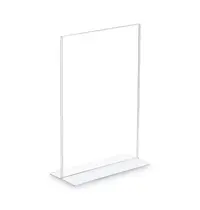 Luxus Menuhouders | CRYSTAL | Kunststof | A7-Formaat | 10 Stuks | 75x45x107(h)mm