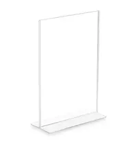 Luxus Menuhouders | CRYSTAL | Kunststof | A5-Formaat | 5 Stuks | 150x60x212(h)mm