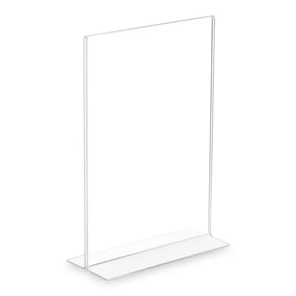 Menuhouders | CRYSTAL | Kunststof | A5-Formaat | 5 Stuks | 150x60x212(h)mm