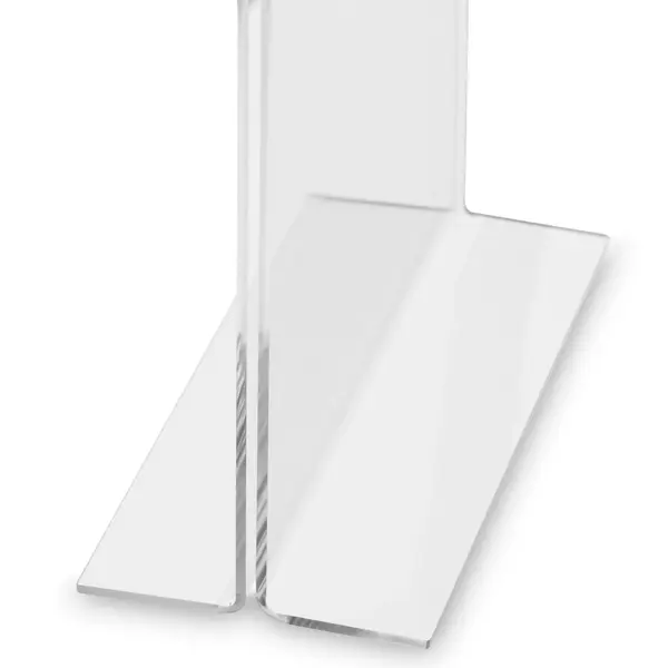 Menuhouders | CRYSTAL | Kunststof | A4-Formaat | 5 Stuks | 210x70x300(h)mm