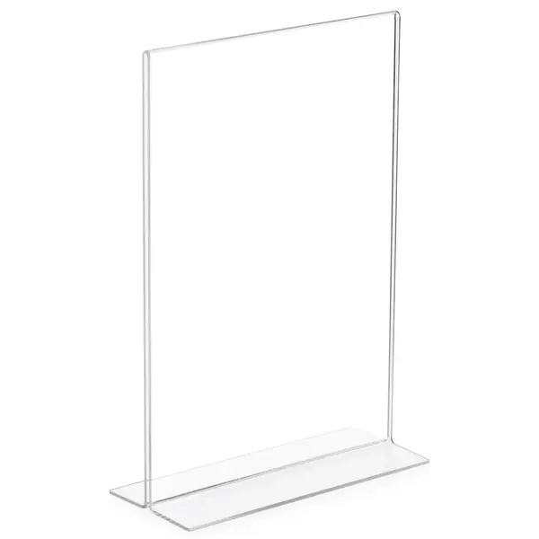 Menuhouders | CRYSTAL | Kunststof | A4-Formaat | 5 Stuks | 210x70x300(h)mm