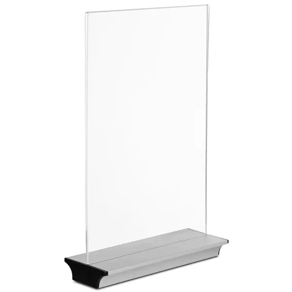 Menuhouders | PRIME | Aluminium/Kunststof | Zilvergrijs/Zwart | A4-Formaat | 2 Stuks