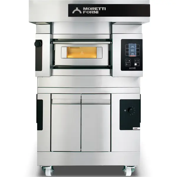Pizzaoven | serieS S50E | Elektrisch | 2x Ø30cm | 25°C/450°C | 5.1kW (400V) | Stapelbaar | Touchscreen | WiFi + App | 890x1208x360(h)mm