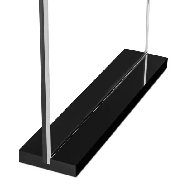 Menuhouder | VISTA VERTICO | Kunststof | Zwart | A5-Formaat | Magneetsluiting | 150x70x220(h)mm