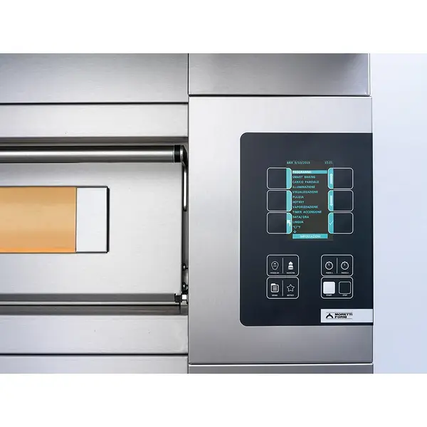 Pizzaoven | serieS S105E | Elektrisch | 12x Ø30cm | 25°C/450°C | 13.2kW (400V) | Stapelbaar | Touchscreen | WiFi + App | 1365x1738x360(h)mm