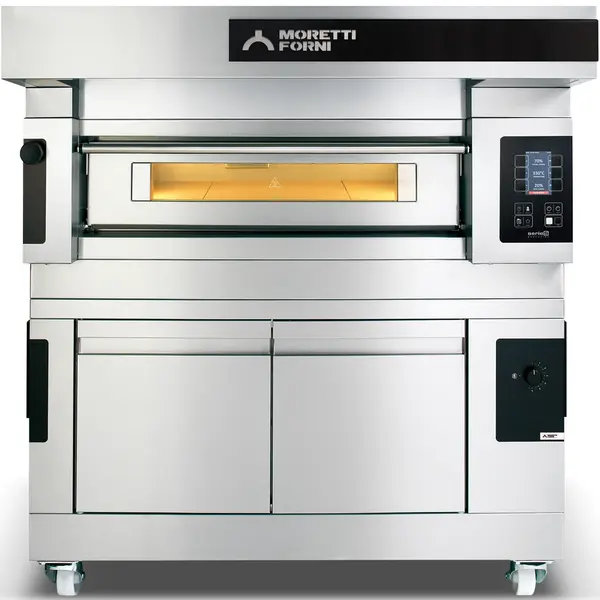 Pizzaoven | serieS S105E | Elektrisch | 12x Ø30cm | 25°C/450°C | 13.2kW (400V) | Stapelbaar | Touchscreen | WiFi + App | 1365x1738x360(h)mm