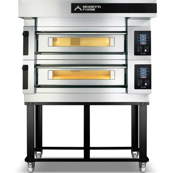 Pizzaoven | serieS S105E | Elektrisch | 12x Ø30cm | 25°C/450°C | 13.2kW (400V) | Stapelbaar | Touchscreen | WiFi + App | 1365x1738x360(h)mm