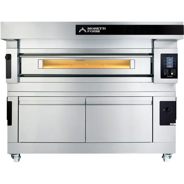 Pizzaoven | serieS S140E | Elektrisch | 12x Ø30cm | 25°C/450°C | 16kW (400V) | Stapelbaar | Touchscreen | WiFi + App | 1815x1408x360(h)mm