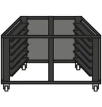 Moretti Forni Steunrails | Moretti Forni serieS S140E Onderstellen | 2 Stuks 