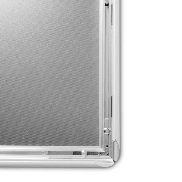 Kliklijst | STANDARD | Aluminium | Zilvergrijs | B3-Formaat | Rand 25mm | Incl. Wandbevestiging