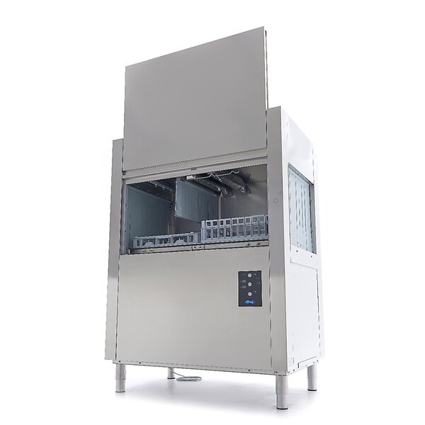 Korventransport Vaatwasser | RVS | Stille machine | Spoeltemperatuur 82°C | 22kW (400V) | 1160x780x1580(h)mm