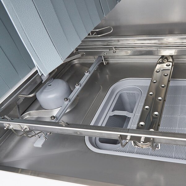 Korventransport Vaatwasser | RVS | Stille machine | Spoeltemperatuur 82°C | 22kW (400V) | 1160x780x1580(h)mm