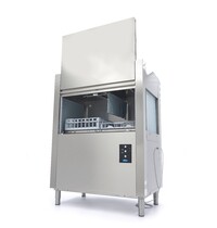Maxima Korventransport Vaatwasser | RVS | Stille machine | Spoeltemperatuur 82°C | 22kW (400V) | 1160x780x1580(h)mm